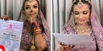 বিয়ের আগেই অভিনব চুক্তিপত্র দিলেন কনে!