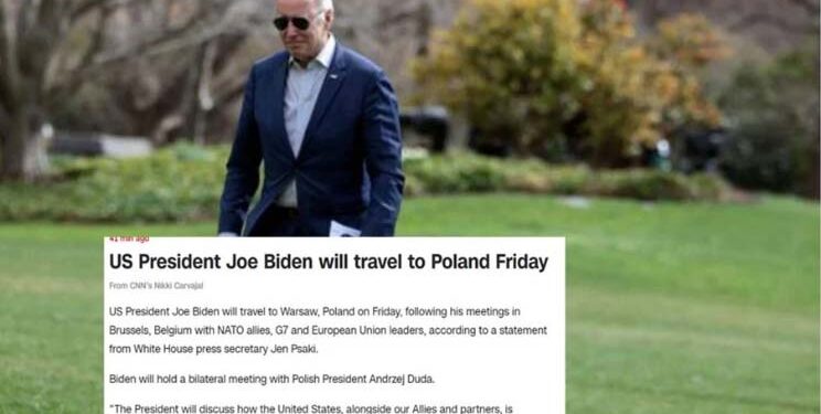 রুশ-ইউক্রেন যুদ্ধের মধ্যেই পোল্যান্ড যাচ্ছেন বাইডেন