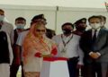 প্রধানমন্ত্রী পায়রা বিদ্যুৎকেন্দ্র উদ্বোধন করলেন