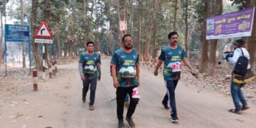 শেরপুরের গজনী অবকাশে অনুষ্ঠিত হলো মিনি ম্যারাথন ‘শেরপুর দৌড়’ প্রতিযোগিতা